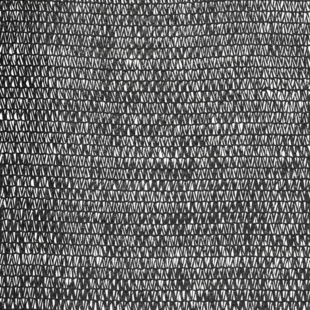 Helloshop26 - Filet brise-vue 1,5x50 m PEHD 195 g/m² noir - Imagen 4