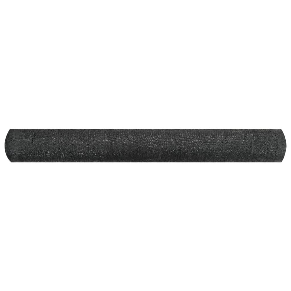 Helloshop26 - Filet brise-vue 1,5x50 m PEHD 195 g/m² noir - Imagen 2