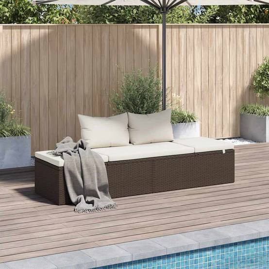 Prolenta Premium - Chaise longue pliante/transat College Corner Blanc 106 X 60 cm - P87209B - Image 1