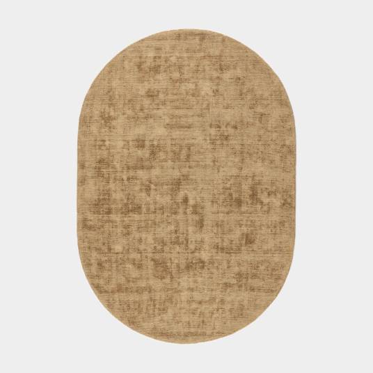 Decoweb - Tapis ovale en jute et coton - Lounge - Naturel - 160 x 230 cm - Decoweb - Image 1