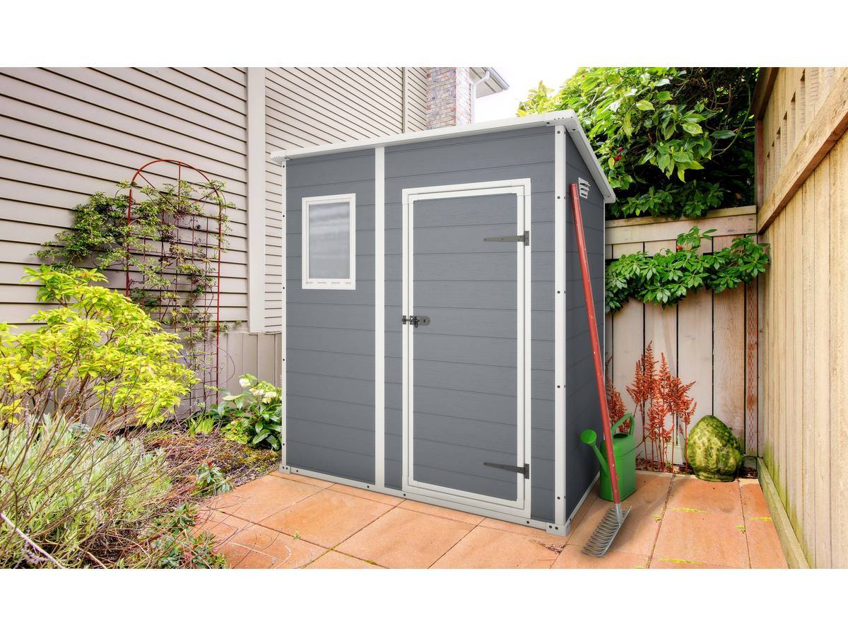 Habitat Et Jardin - Abri Jardin Résine "premium 64sp" - 2m² - 183 X 113 X 201 Cm - Monopente -habitat Et Jardin - Imagen 2