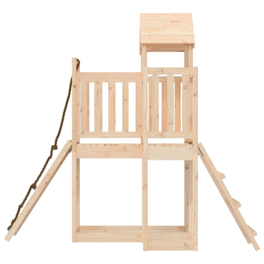 Helloshop26 - Maisonnette de jeu avec mur d'escalade 229 x 107 x 214 cm bois massif de pin - Imagen 5