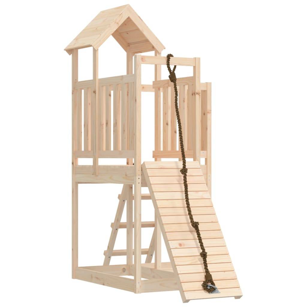 Helloshop26 - Maisonnette de jeu avec mur d'escalade 229 x 107 x 214 cm bois massif de pin - Imagen 1