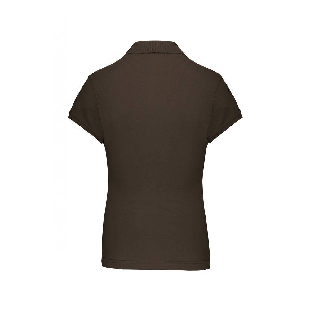 Polo de travail femme Kariban 100% coton Kaki Foncé 3XL - Image 2