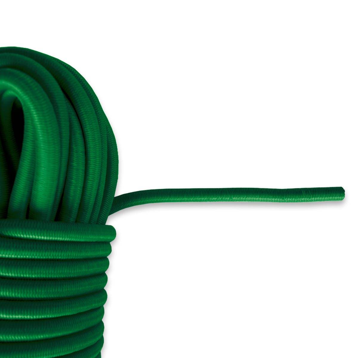 Sandow élastique Vert 20 mètres 9SW - Qualité PRO - Tendeur pour bâche de diamètre 9 mm TECPLAST - Image 7