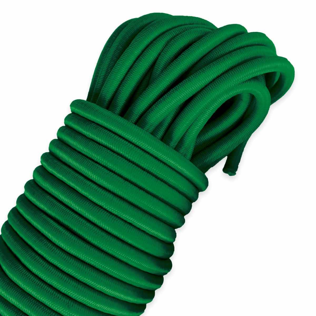 Sandow élastique Vert 20 mètres 9SW - Qualité PRO - Tendeur pour bâche de diamètre 9 mm TECPLAST - Image 6