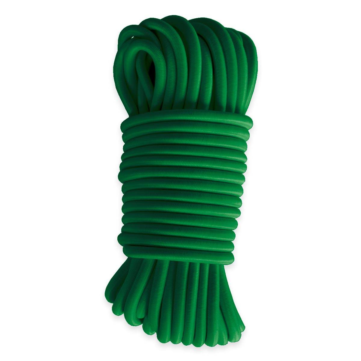 Sandow élastique Vert 20 mètres 9SW - Qualité PRO - Tendeur pour bâche de diamètre 9 mm TECPLAST - Image 1
