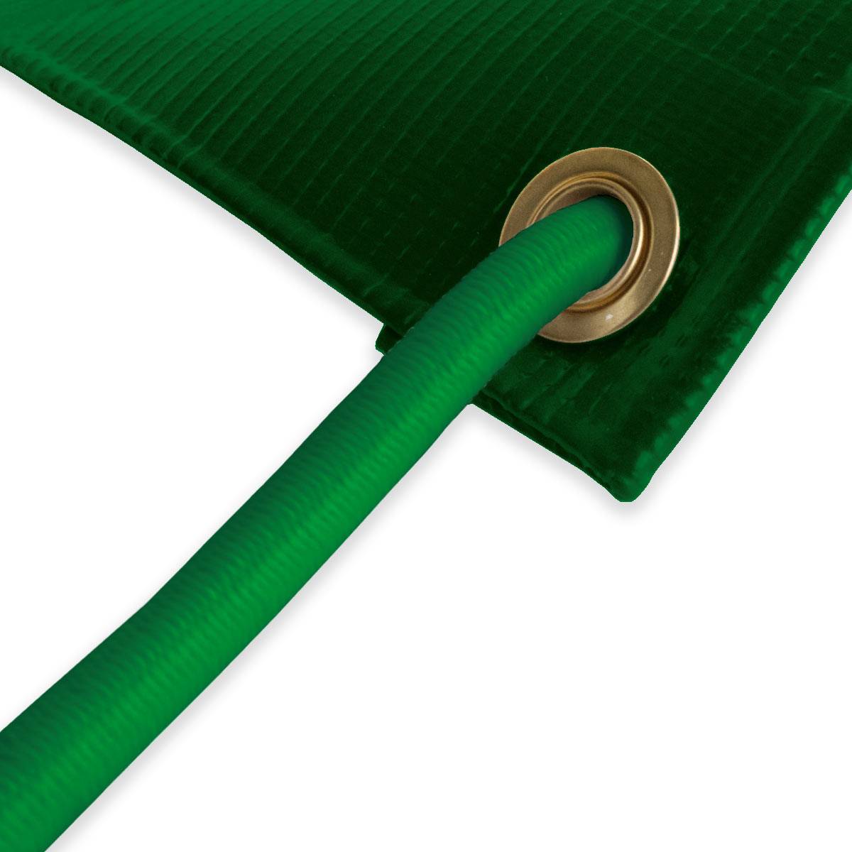 Sandow élastique Vert 20 mètres 9SW - Qualité PRO - Tendeur pour bâche de diamètre 9 mm TECPLAST - Image 4