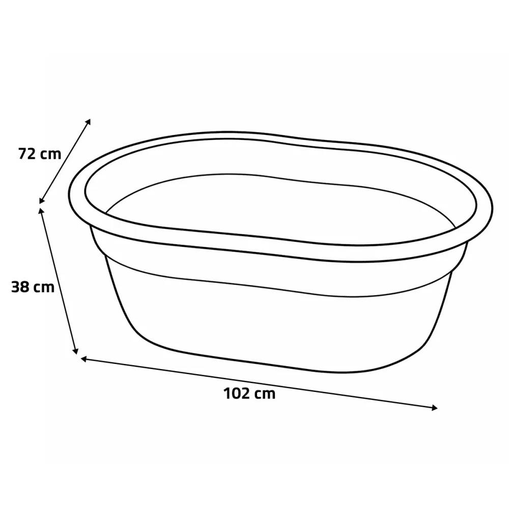 Bac solide Pâturage 150L stabilisé UV Kerbl Kerbl - Image 7