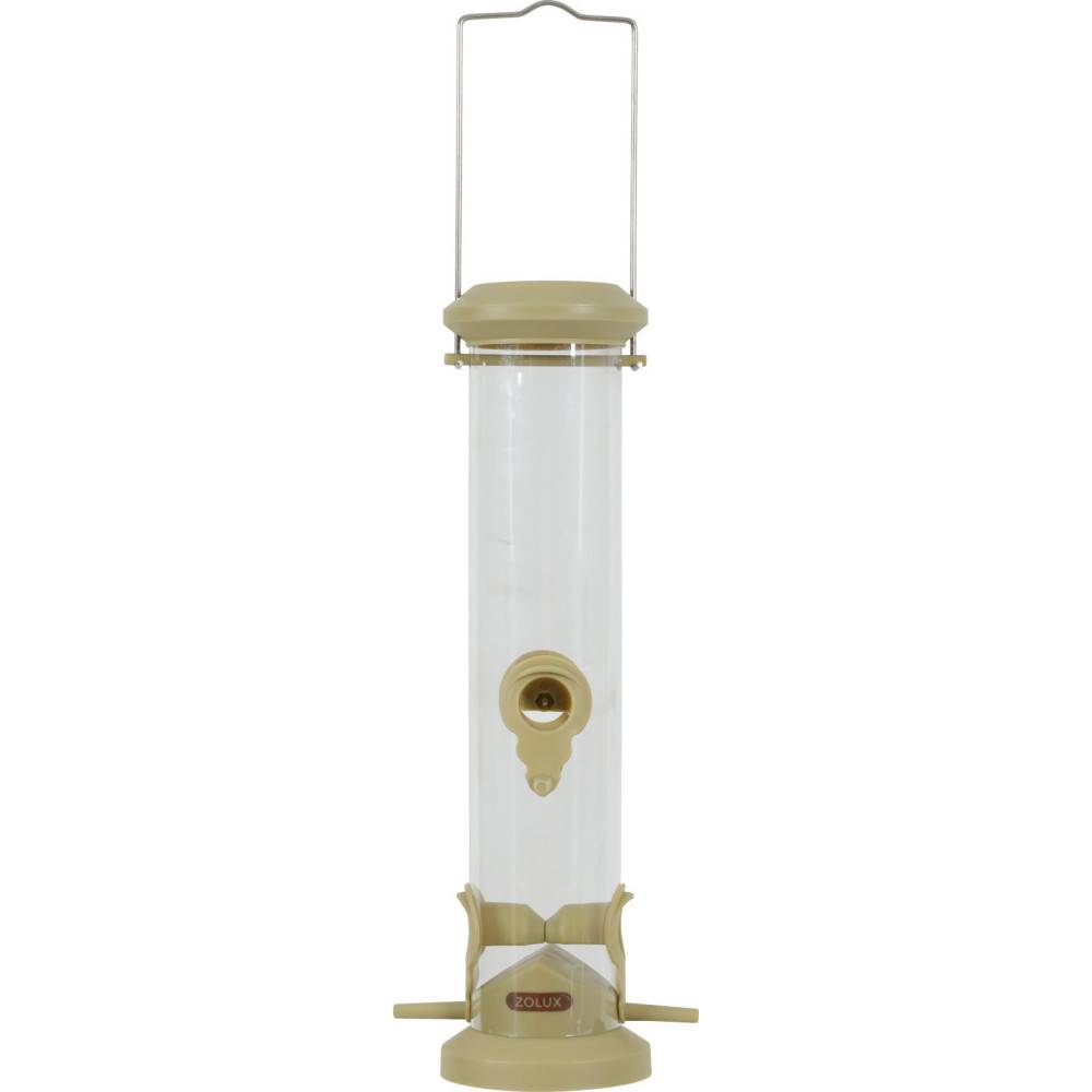 Mangeoire silo à graines, vert, hauteur 44 cm pour oiseaux - Imagen 2