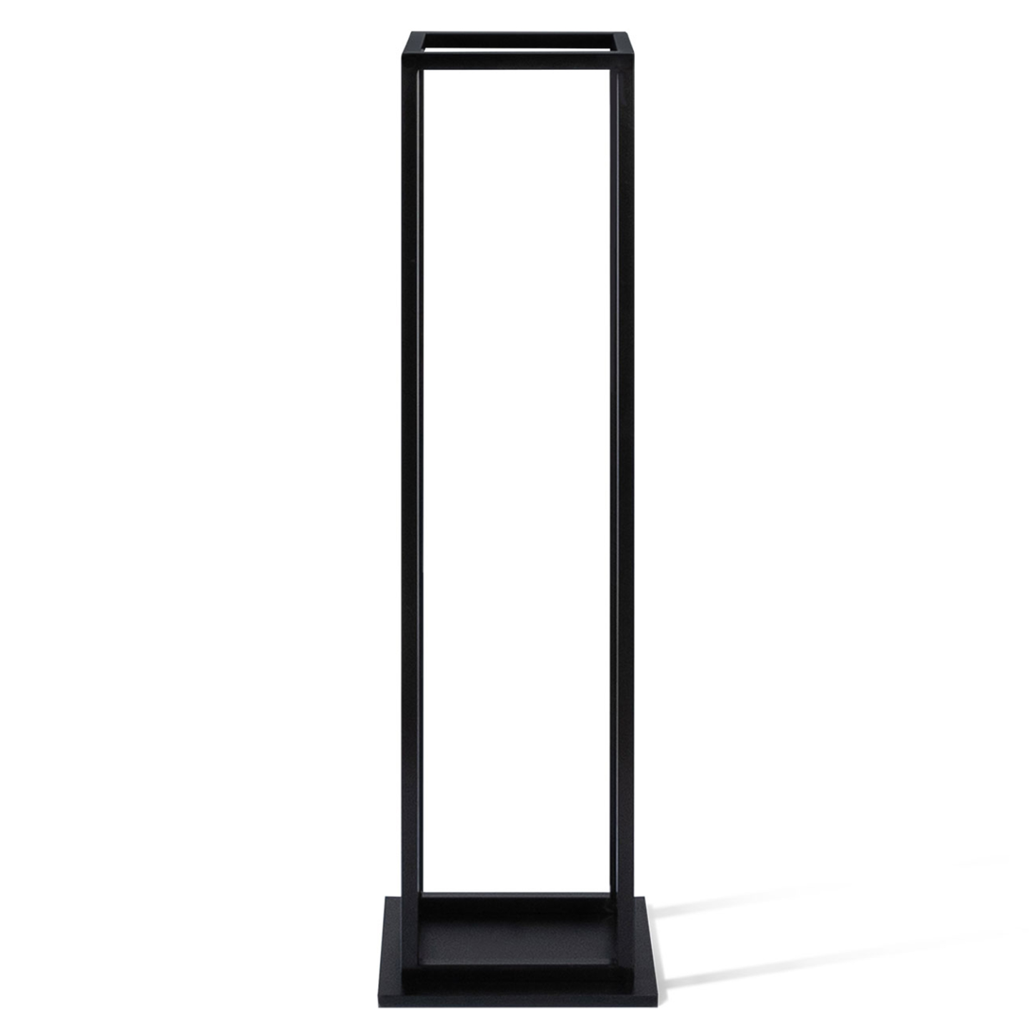 Range bûches vertical acier noir avec étagère H.112 CM pour cheminée - Image 3