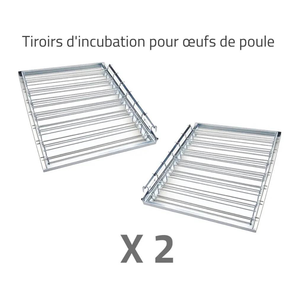 Couveuse + 2 Tiroirs de caille à poule + 1 Panier d'éclosion + 1 Kit humidification MAINO - Image 4