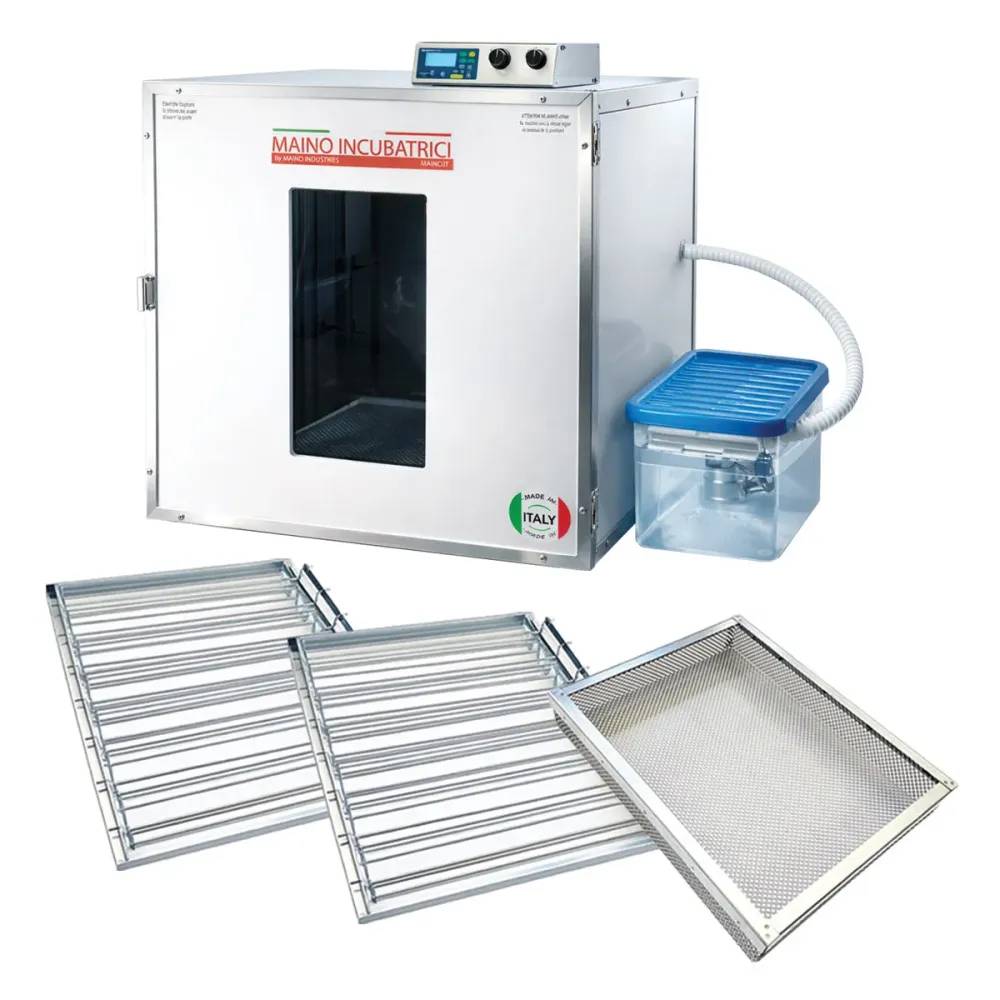 Couveuse + 2 Tiroirs de caille à poule + 1 Panier d'éclosion + 1 Kit humidification MAINO - Image 1