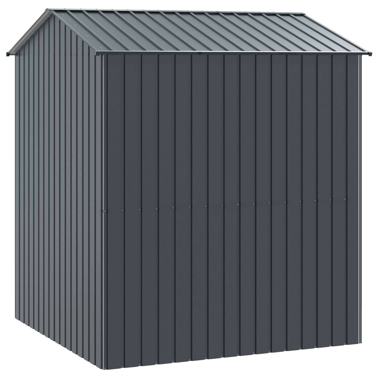 Cage Oiseaux Moderne Acier Galvanisé 215x210cm Anthracite - ComfortXL Outdoor Living - Image 6