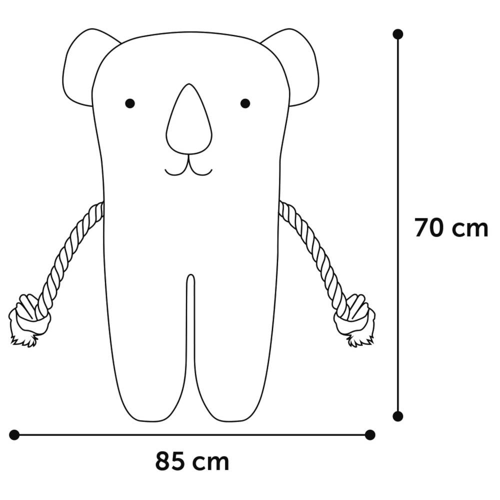 Flamingo - Peluche Koala BONNY  longueur 62 cm  jeux pour chien - Imagen 3