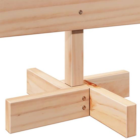 Petit Sapin de Noël Décoratif en Bois Massif Style Rustique pour Intérieur 70 cm – ComfortXL Outdoor Living - Image 6
