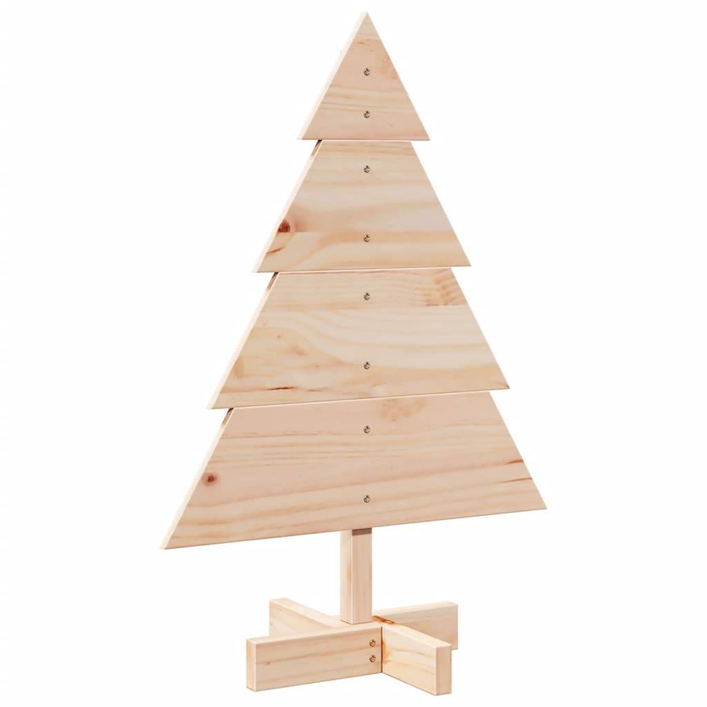 Petit Sapin de Noël Décoratif en Bois Massif Style Rustique pour Intérieur 70 cm – ComfortXL Outdoor Living - Image 2
