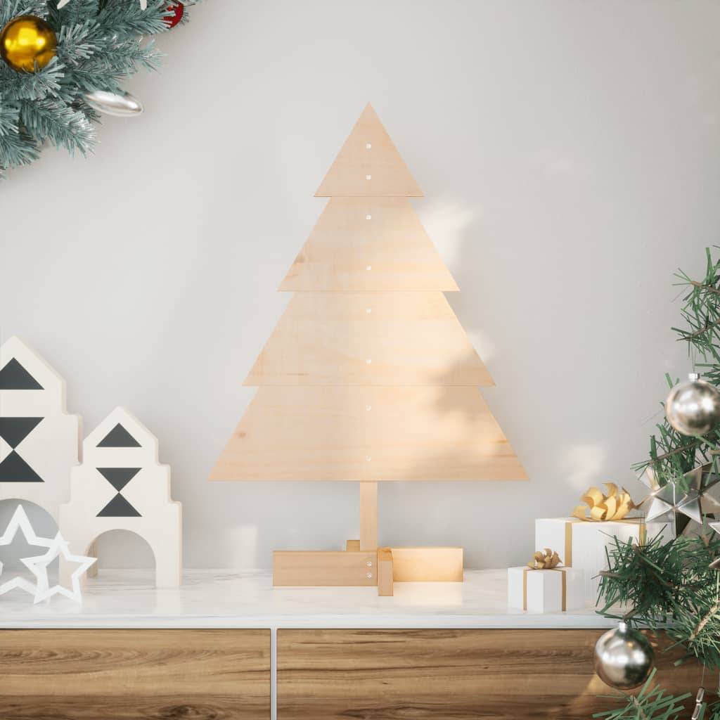 ComfortXL - Petit Sapin de Noël Décoratif en Bois Massif Style Rustique pour Intérieur 70 cm – ComfortXL Outdoor Living