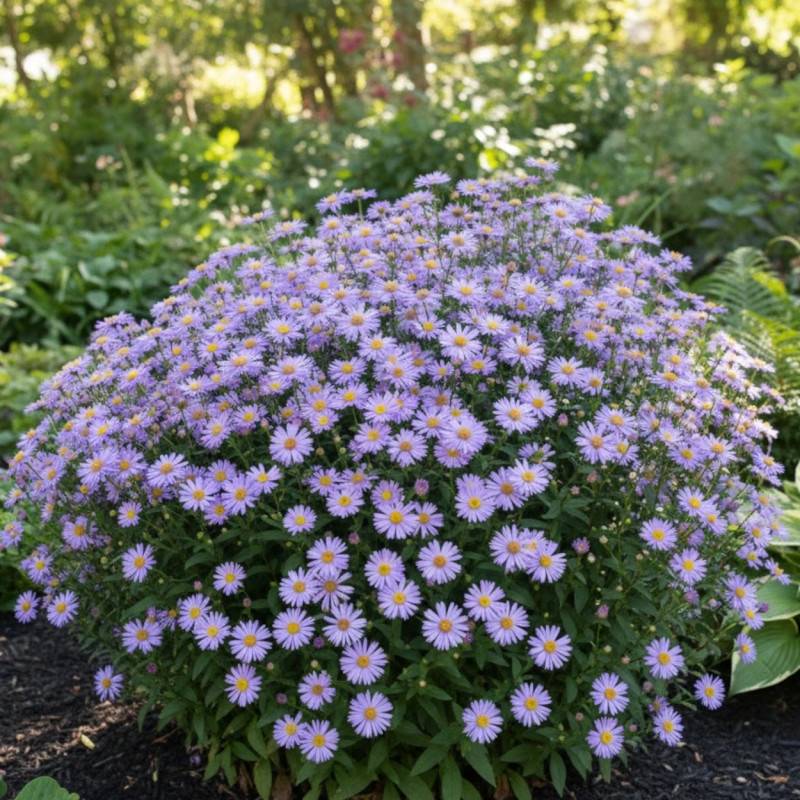 Aster d'été Jungfrau à fleurs Bleue/ - feuillage Caduc - Godet - 5/20 cm