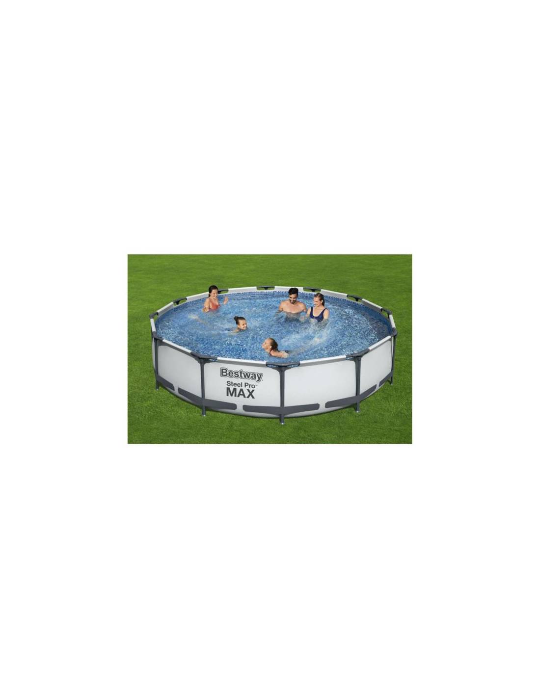 Bestway - Piscine Ronde Hors Sol Steel Pro Max Installation Rapide Et Structure Robuste - Bestway