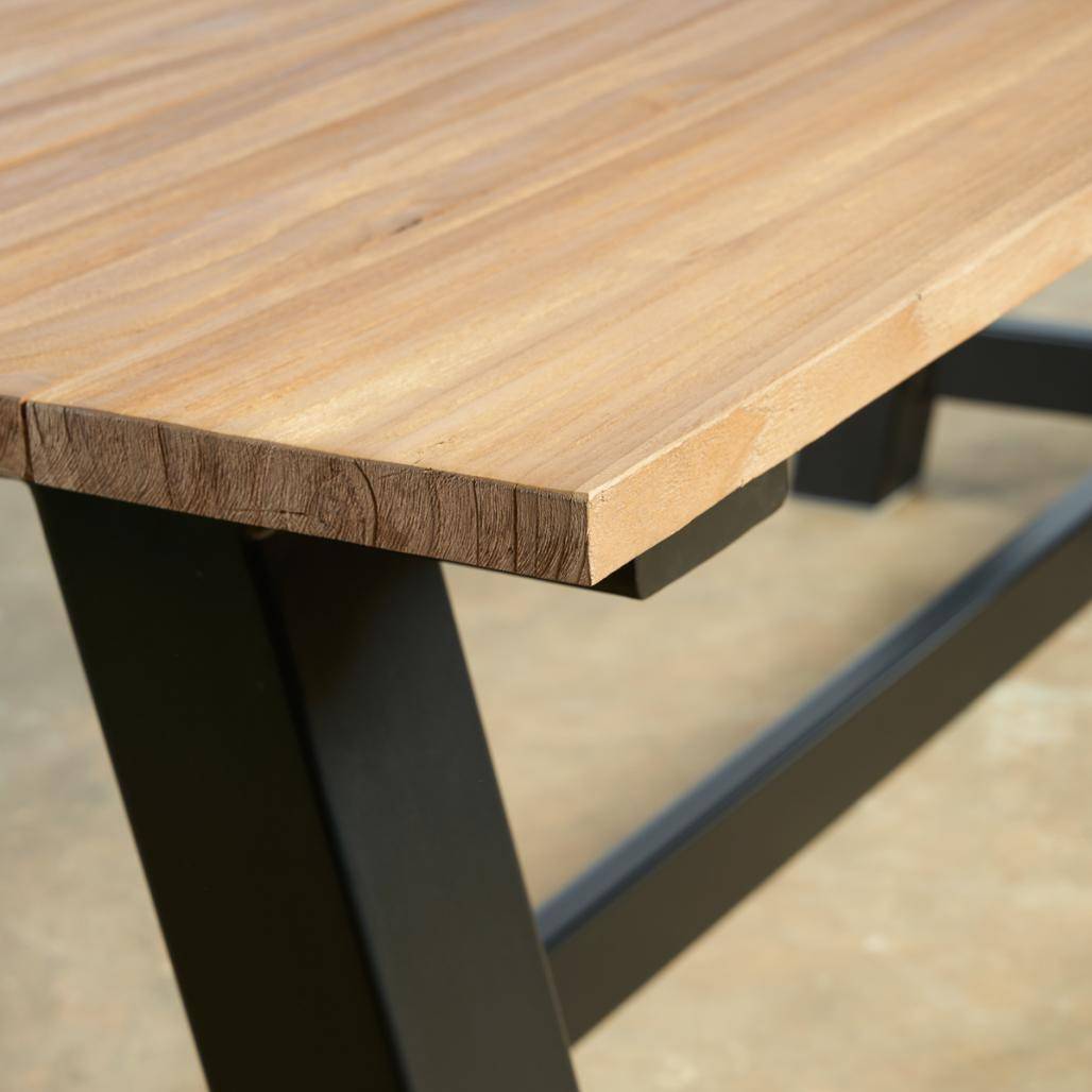Table de jardin en teck 200 cm Paulo - Image 5