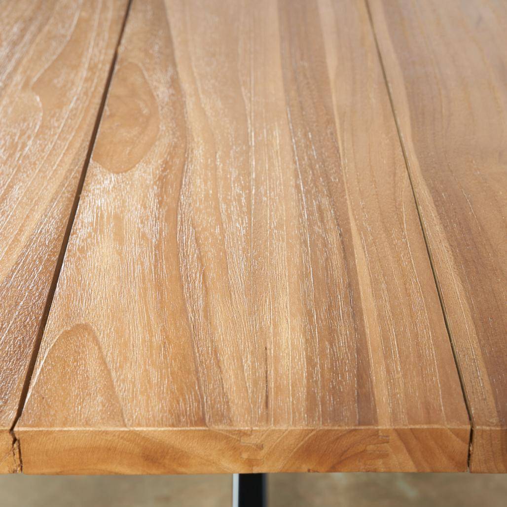 Table de jardin en teck 200 cm Paulo - Image 7