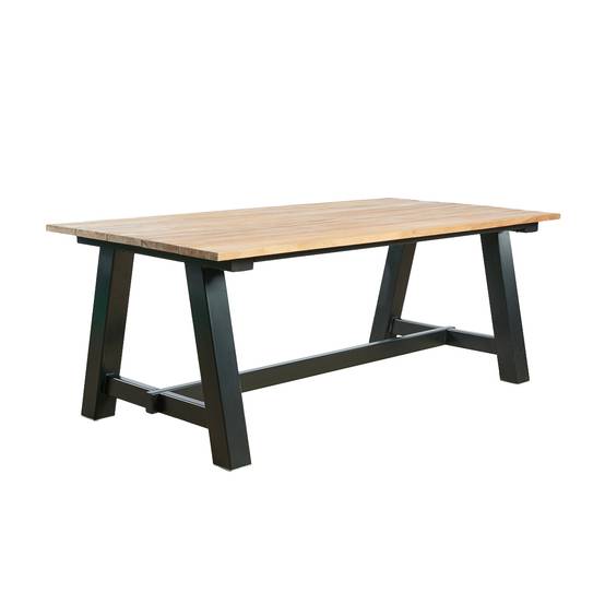 Table de jardin en teck 200 cm Paulo - Image 1