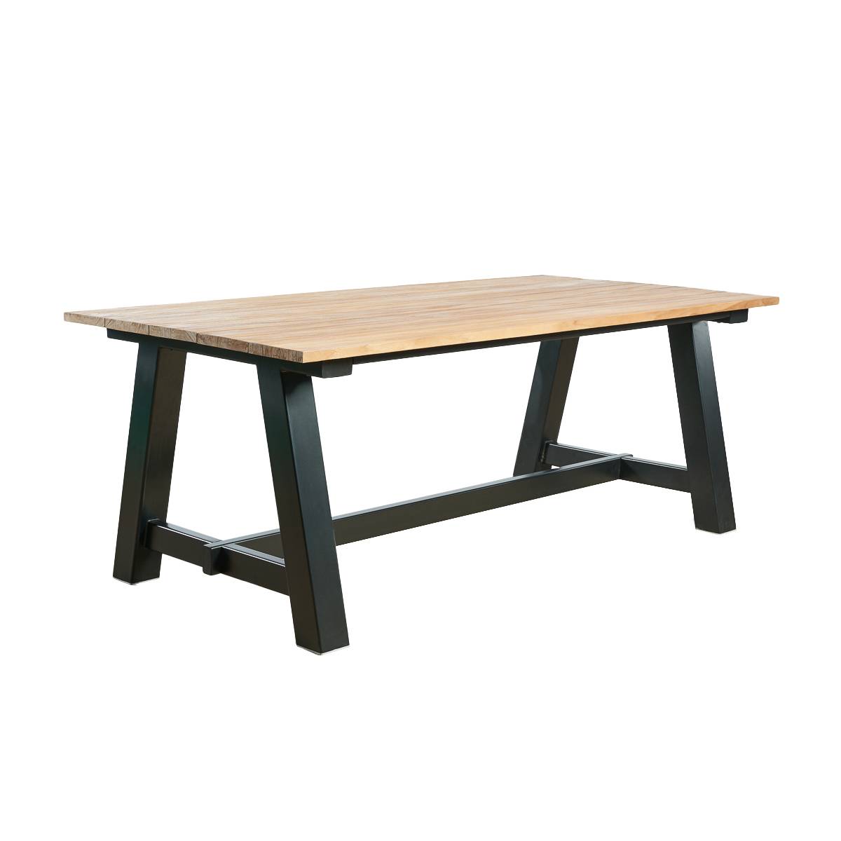 Table de jardin en teck 200 cm Paulo - Image 1
