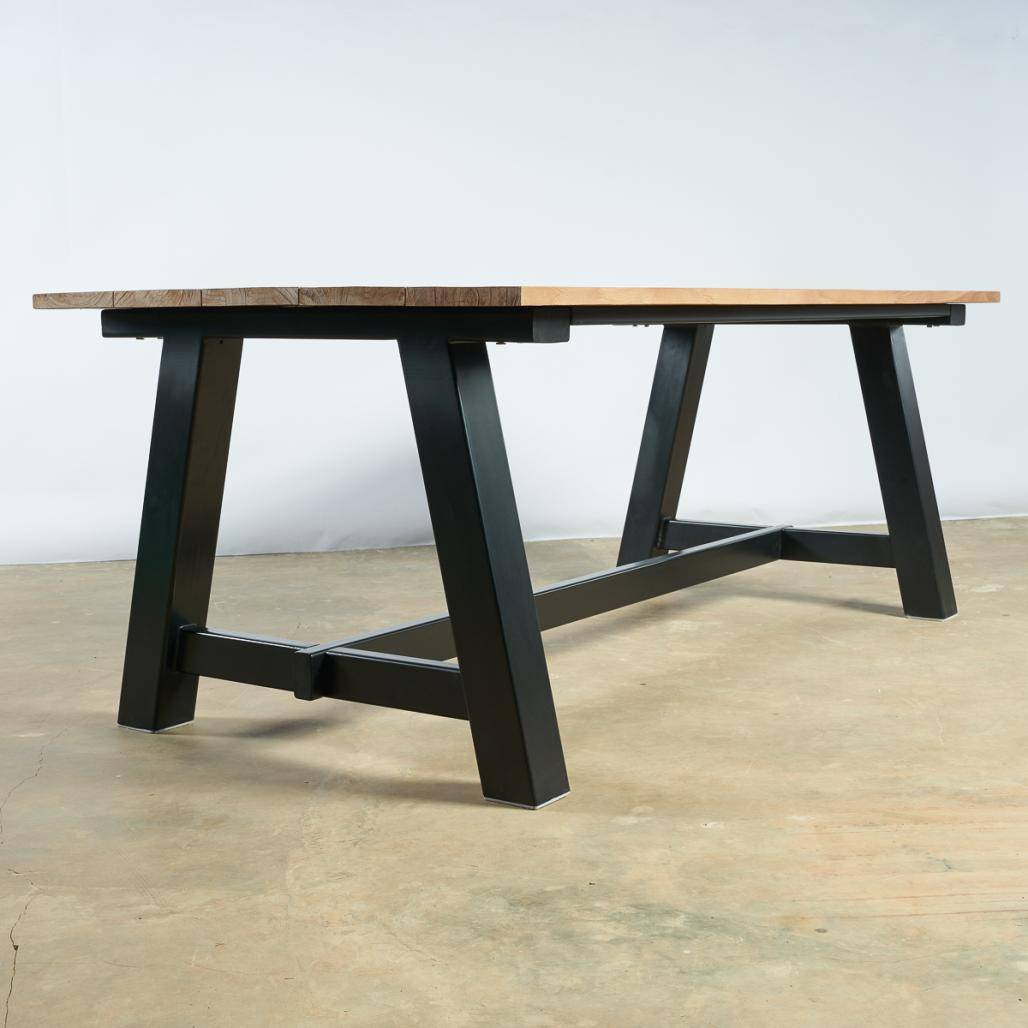 Table de jardin en teck 200 cm Paulo - Image 6
