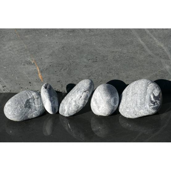 Gros Galet GRIS Venturé 100-200 - pack 5 Galet - Image 1