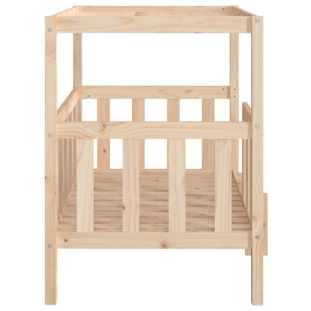 Vidaxl - Lit pour chien 105,5x83,5x100 cm Bois de pin solide vidaXL 822387 - Imagen 7