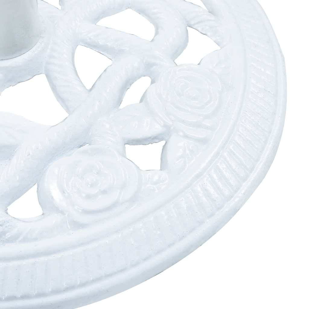 Vidaxl - Socle de parasol Blanc 9 kg 40 cm Fonte vidaXL 47864 - Imagen 6