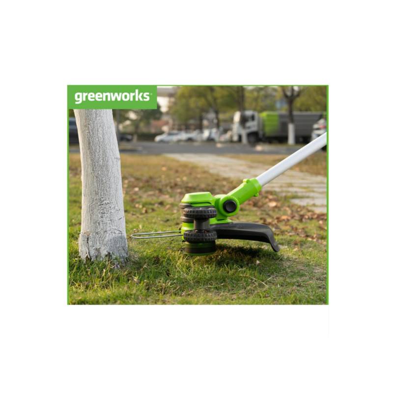 Greenworks - Coupe-bordures téléscopique 33cm 40V GREENWORKS - Batterie 2.0 Ah - Chargeur - G40LT33K2 - Image 3