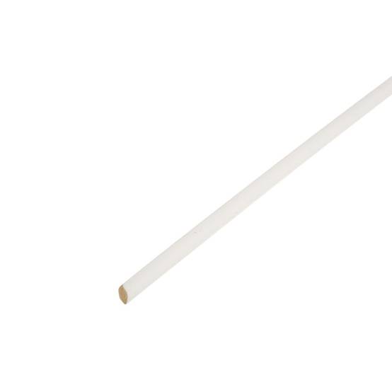Centrale Brico - Quart-de-rond médium (MDF) arrondi blanc, 14 x 14 mm, L. 2.44 m