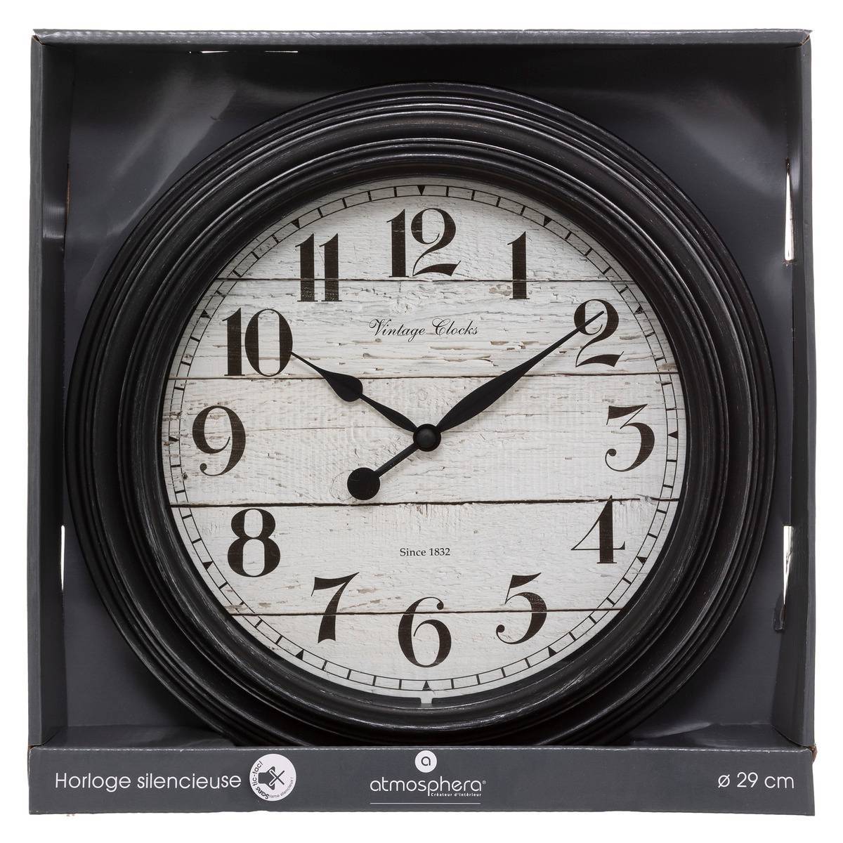 Atmosphera - Horloge "Elyssa" à moulures D29cm - Atmosphera Créateur d'intérieur - Image 2