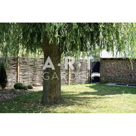 Clôture bois en noisetier - 100% Naturel - Sans Poteaux - Hauteur 150 X Largeur 180 cm - Image 10
