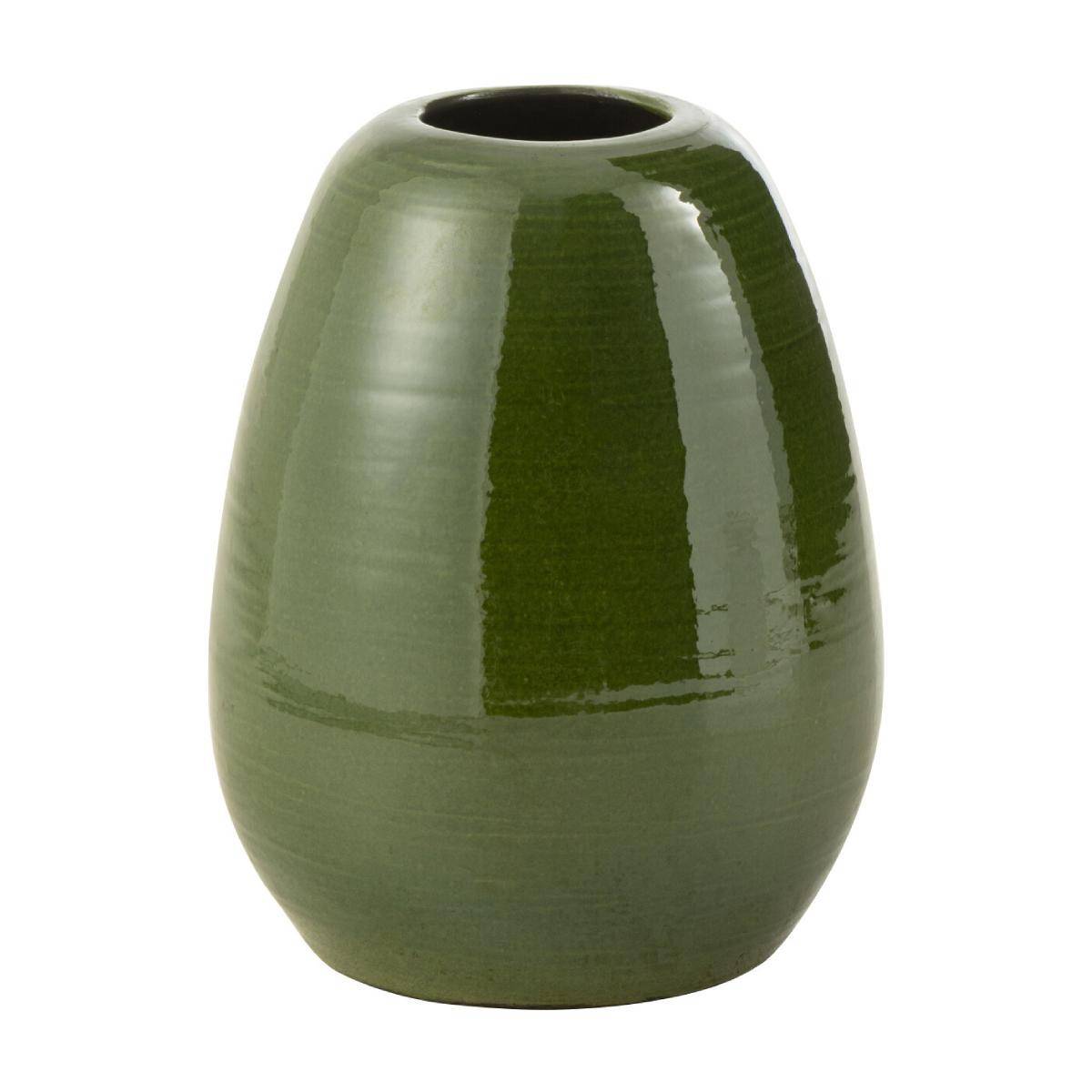 J-Line - Vase Design en Porcelaine "Lola" 30cm Vert - Image 1