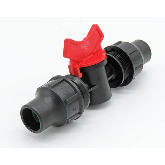 ø 16 mm Mini vanne à raccordements rapides pour tuyau PE-BD - Image 1