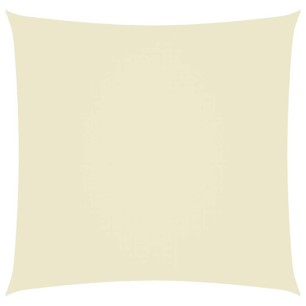 Helloshop26 - Voile toile d'ombrage parasol tissu oxford carré 7 x 7 m crème - Imagen 1