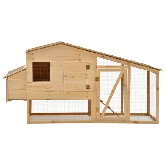 Vidaxl - Poulailler Bois de pin massif 178x67x92 cm vidaXL 170915 - Image 10