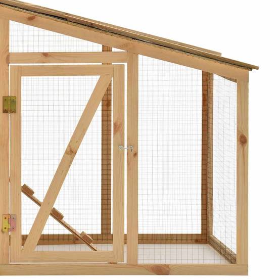 Vidaxl - Poulailler Bois de pin massif 178x67x92 cm vidaXL 170915 - Image 7