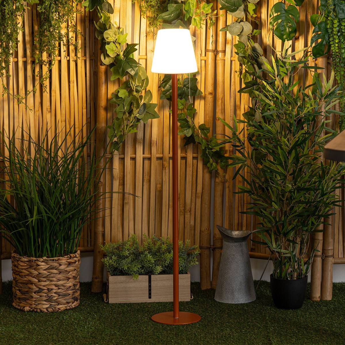 Atmosphera - Lampadaire extérieur "Zack" H108cm ambre ATMOSPHERA CREATEUR D'INTERIEUR - Imagen 8