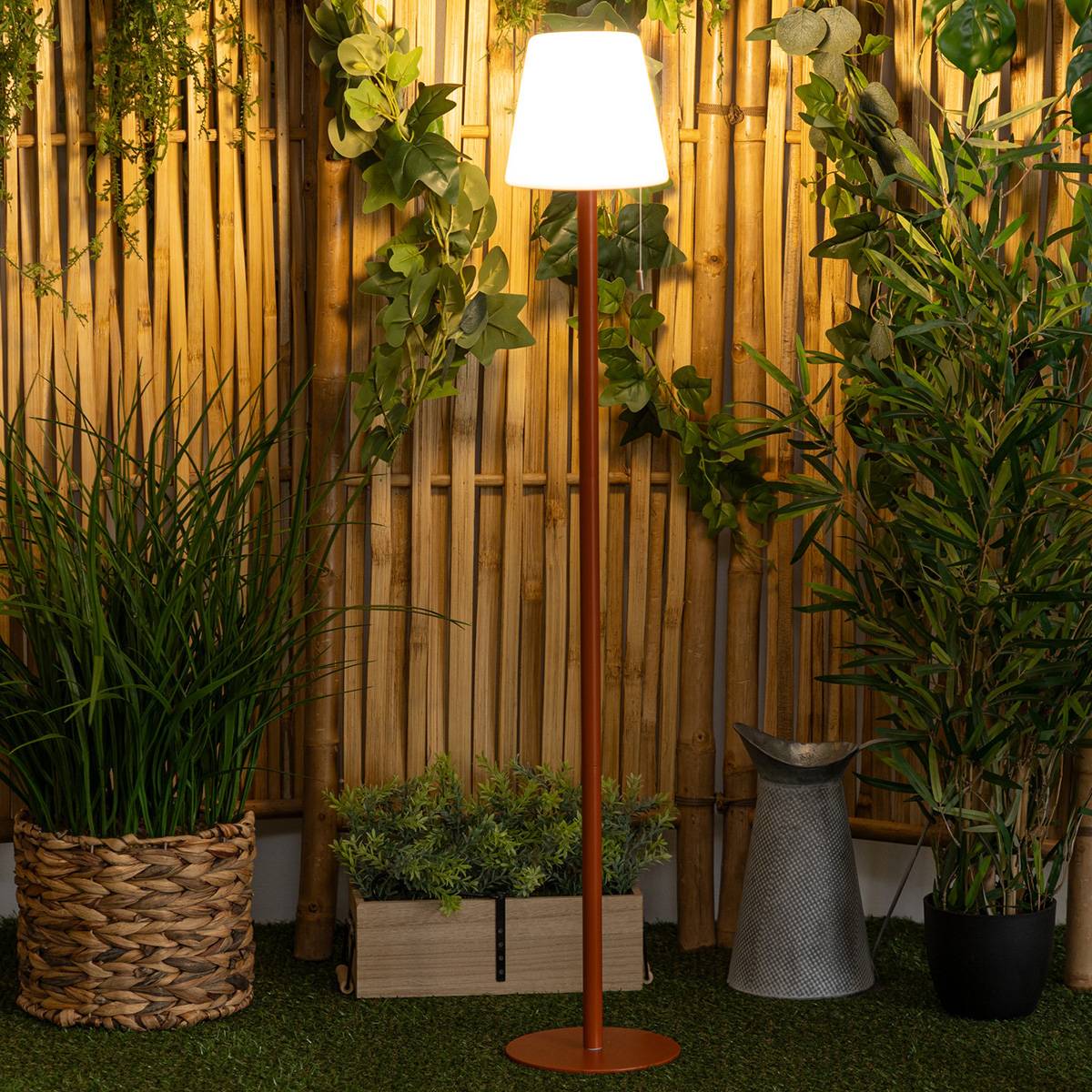 Atmosphera - Lampadaire extérieur "Zack" H108cm ambre ATMOSPHERA CREATEUR D'INTERIEUR - Imagen 6