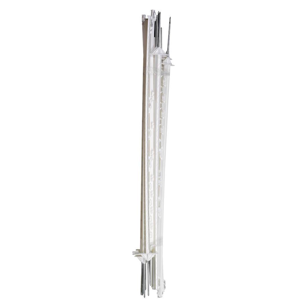 Beaumont - 20 Piquets en plastique supérieur 1.5m 8 isolateurs - Imagen 4