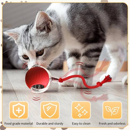 Balle Interactive Automatique pour Chat Électrique DtopbuyAge - Image 3
