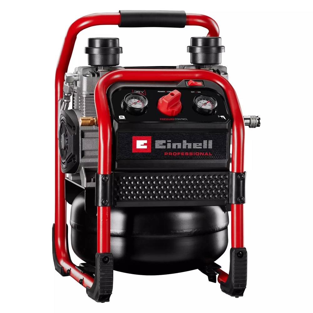 Einhell - Compresseur sans fil SILENZZO 36/210 - 36V - 210L/min - 8 bar - cuve 8L - 70dB - sans batterie Einhell - Image 1