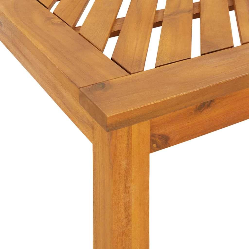 Ensemble de salle à manger jardin bois d'acacia huilé marron 90 x 90 x 74 cm (3 pièces) - PANGIVO - Image 8