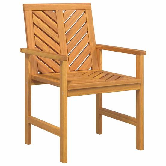 Ensemble de salle à manger jardin bois d'acacia huilé marron 90 x 90 x 74 cm (3 pièces) - PANGIVO - Image 5