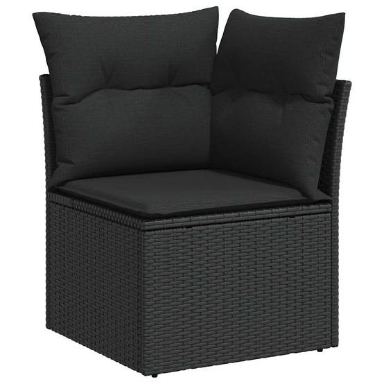 ComfortXL - Salon de jardin 11 pcs noir résine tressée avec table-haute réglable et rangement modulable – ComfortXL Outdoor Living - Image 6