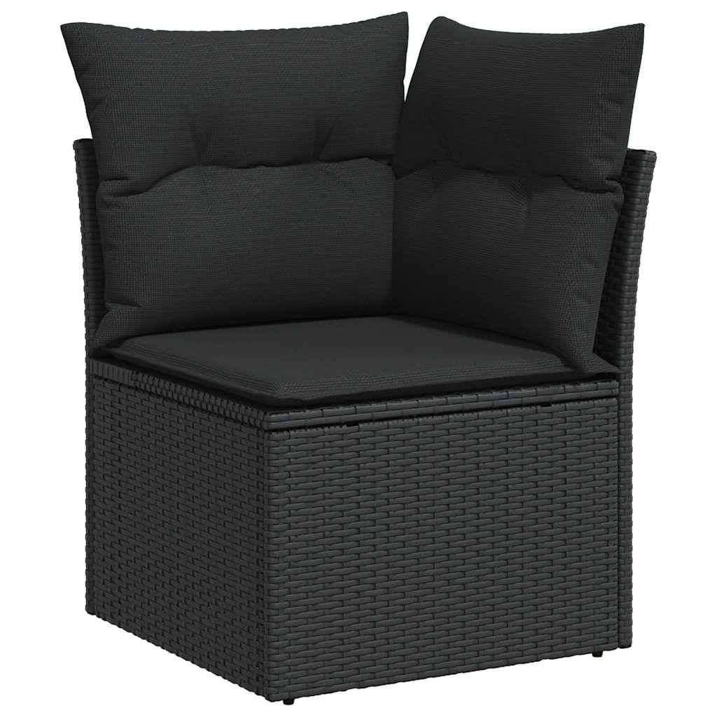 ComfortXL - Salon de jardin 11 pcs noir résine tressée avec table-haute réglable et rangement modulable – ComfortXL Outdoor Living - Image 6
